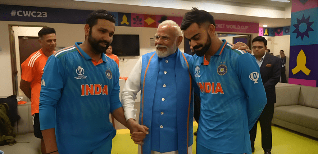 PM Modi Meets Indian Cricket Team After World Cup Final